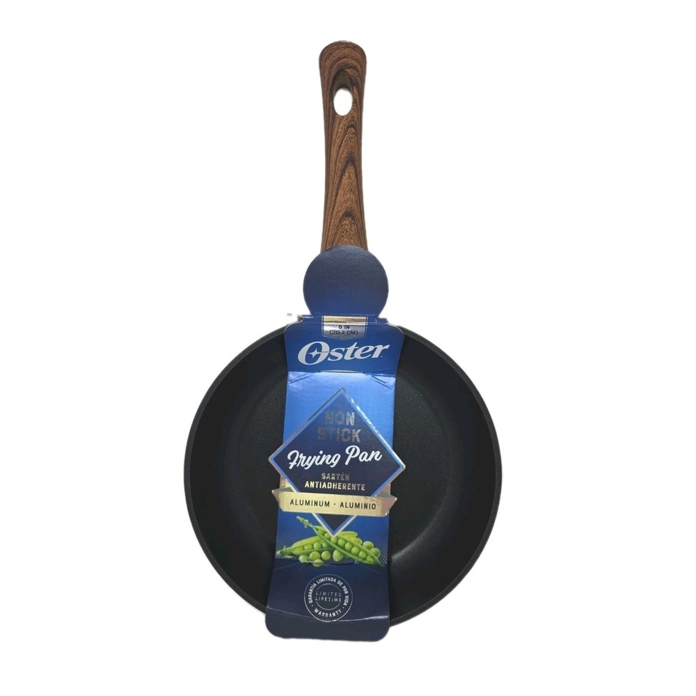 Oster 8" Frying Pan Sarten NonStick Aluminum Fry Induction Heavy Gauge New U22